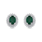 1.86 Karat Anturaj Due’S Zümrüt Diamante Orecchini
