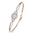 1.51 Karat Baget Diamante Bracciale
