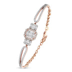 1.51 Karat Baget Diamante Bracciale