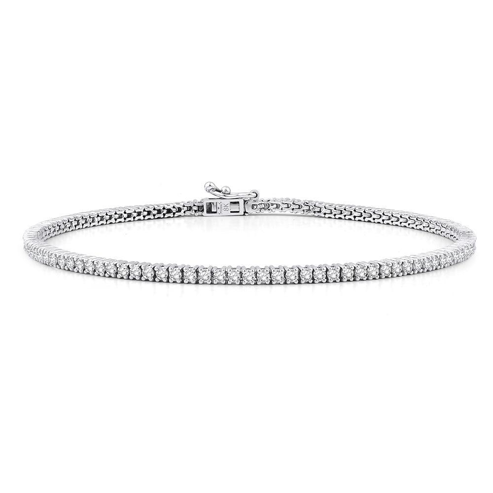 1.59 Karat Laranj Su Yolu Diamante Bracciale