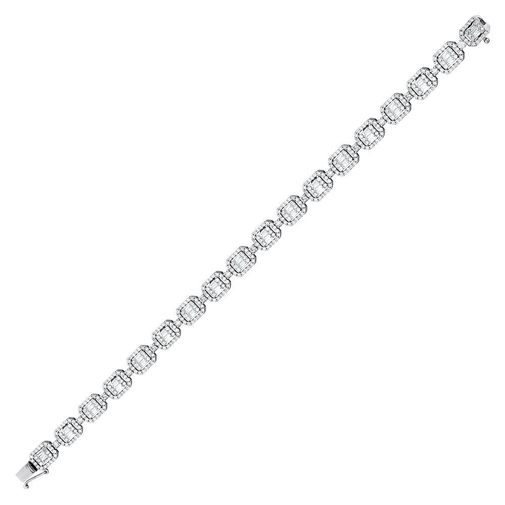 3.61 Karat Lilah Baget Diamante Bracciale