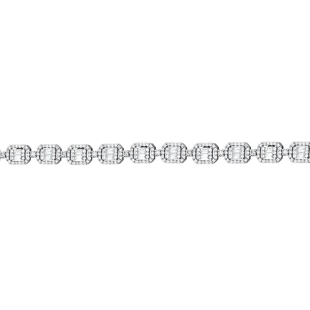 3.61 Karat Lilah Baget Diamante Bracciale
