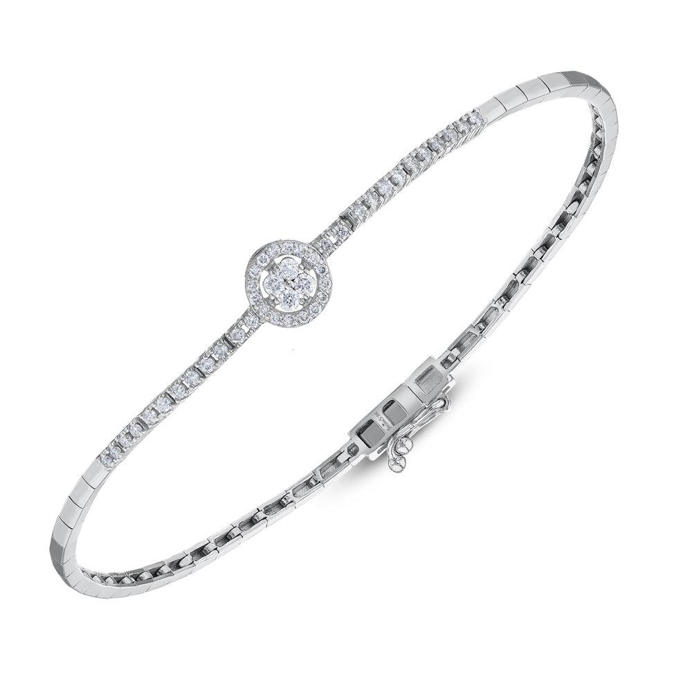 0.27 Karat Laranj Diamante Bracciale
