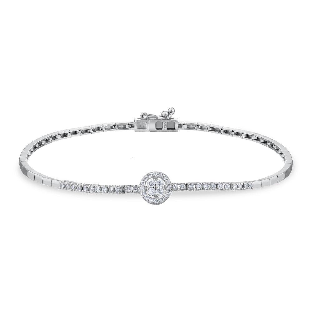 0.27 Karat Laranj Diamante Bracciale