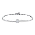 0.27 Karat Laranj Diamante Bracciale