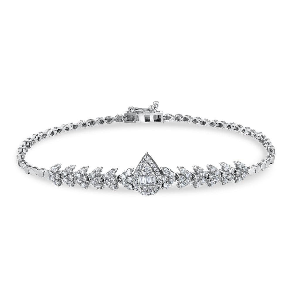 0.94 Karat Baget Diamante Bracciale