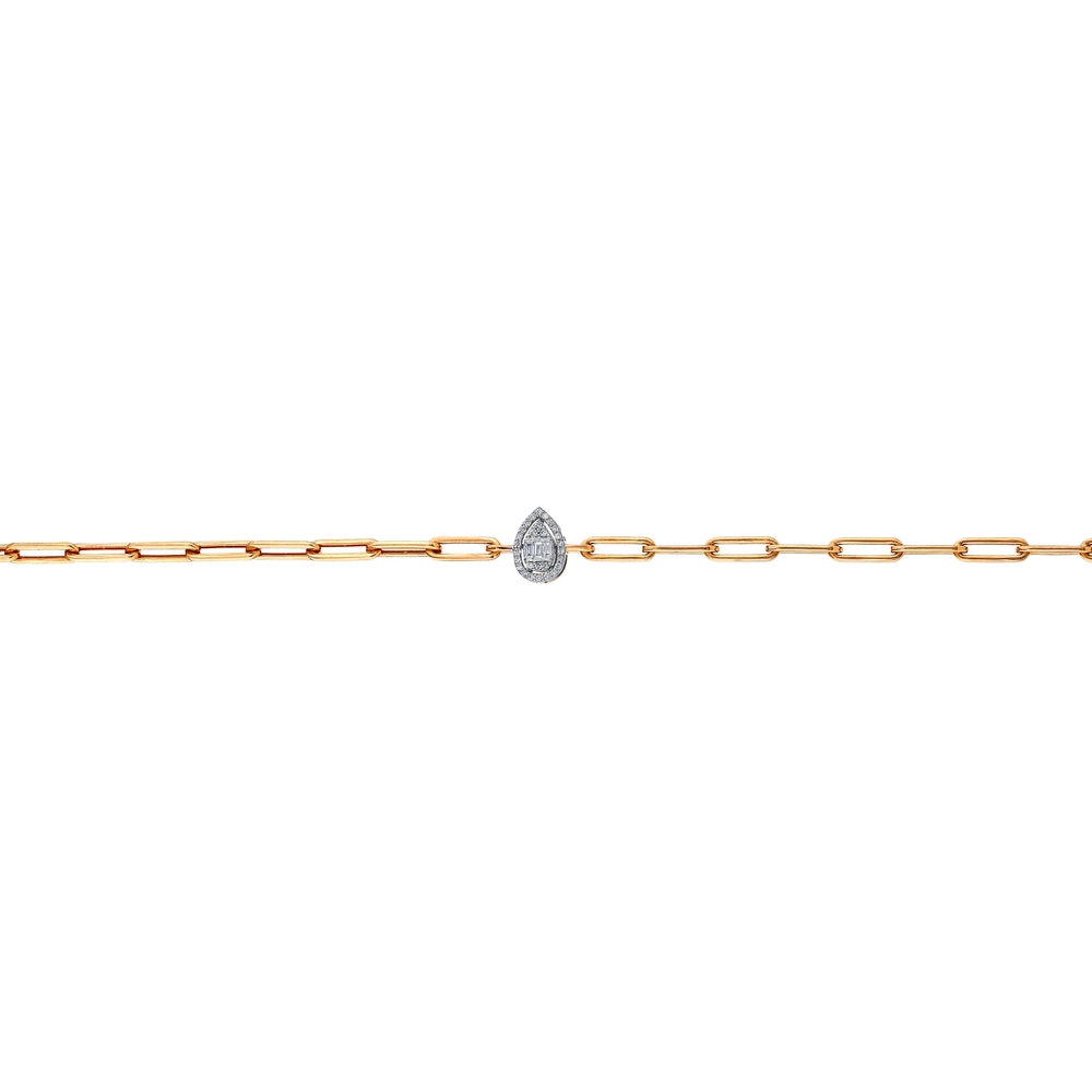 0.16 Karat Cherry Baget Diamante Bracciale