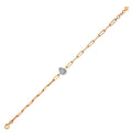 0.16 Karat Cherry Baget Diamante Bracciale