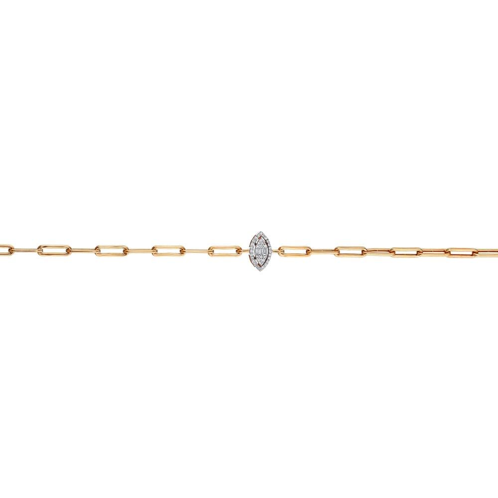 0.18 Karat Cherry Baget Diamante Bracciale
