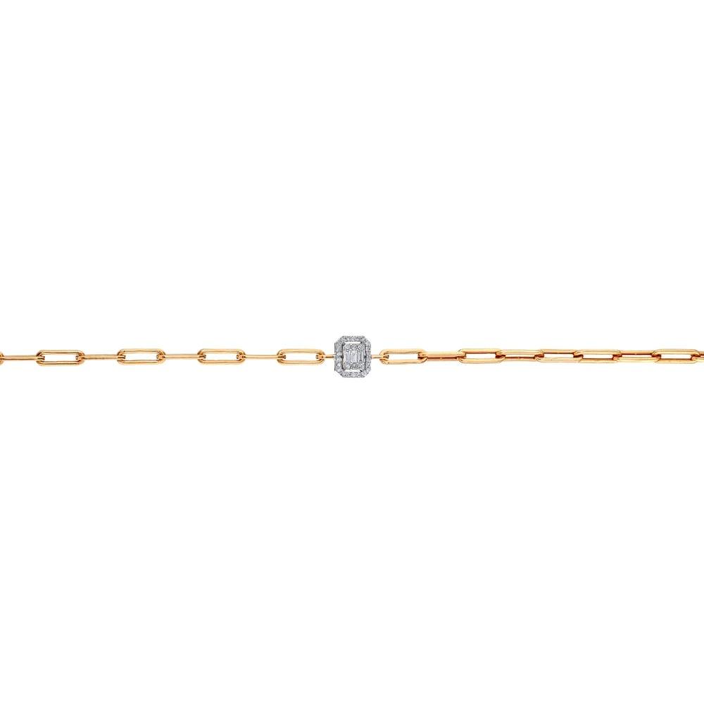 0.18 Karat Cherry Baget Diamante Bracciale