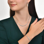 4.67 Karat Alacer Diamante Su Yolu Bracciale