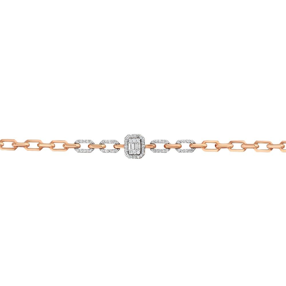 0.38 Karat Cherry Baget Diamante Bracciale