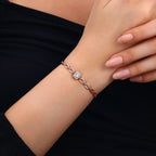 0.38 Karat Cherry Baget Diamante Bracciale