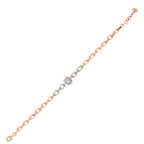 0.38 Karat Cherry Baget Diamante Bracciale