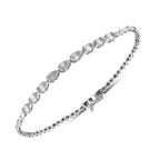 0.62 Karat Baget Diamante Bracciale
