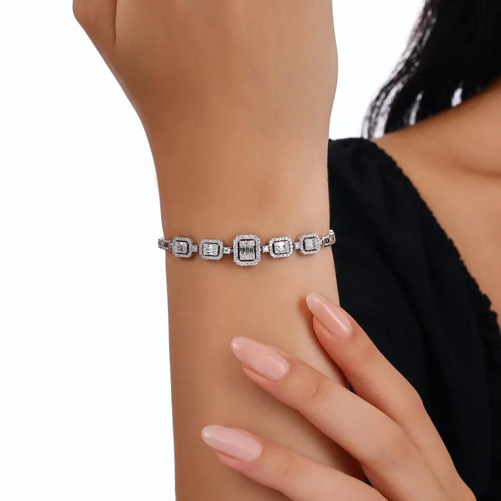 8.26 Karat Baget Pırlanta Set