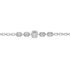 1.35 Karat Baget Diamante Bracciale