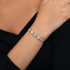 1.23 Karat Baget Diamante Bracciale