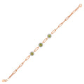 1.73 Karat Cherry Peridot Pırlanta Bileklik