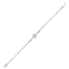0.92 Karat matrimonio Baget Diamante Bracciale