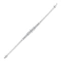 1.47 Karat matrimonio Baget Diamante Bracciale