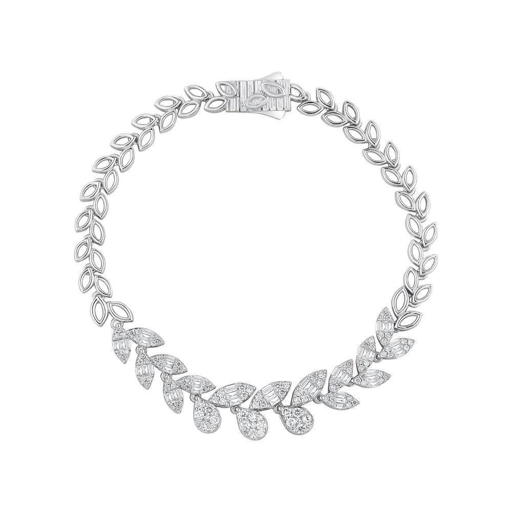 1.71 Karat Wedding Baget Pırlanta Bileklik