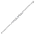 1.71 Karat matrimonio Baget Diamante Bracciale