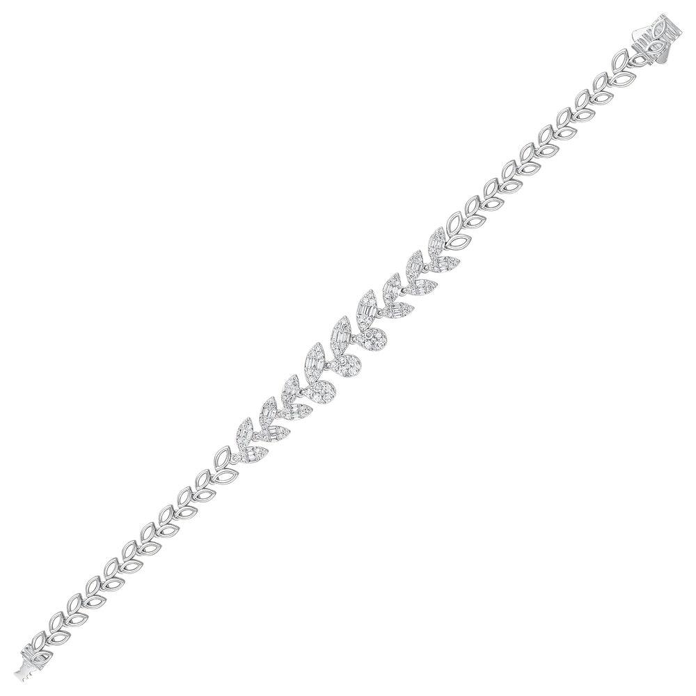 1.71 Karat Wedding Baget Pırlanta Bileklik