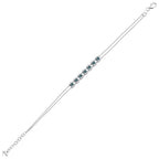 0.84 Karat Deep Blue Baget Bileklik