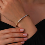 0.65 Karat Baget Diamante Bracciale