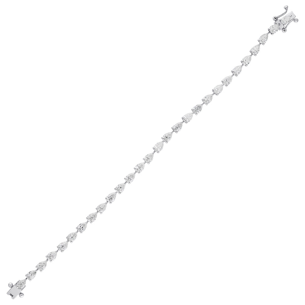 6.91 Karat Damla Diamante Bracciale