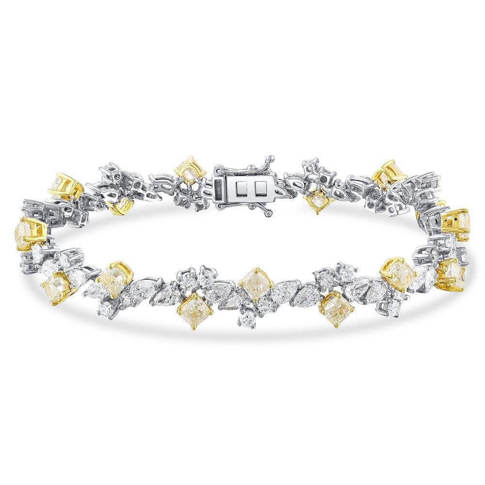 16.76 Karat Alba Fancy Diamante Bracciale