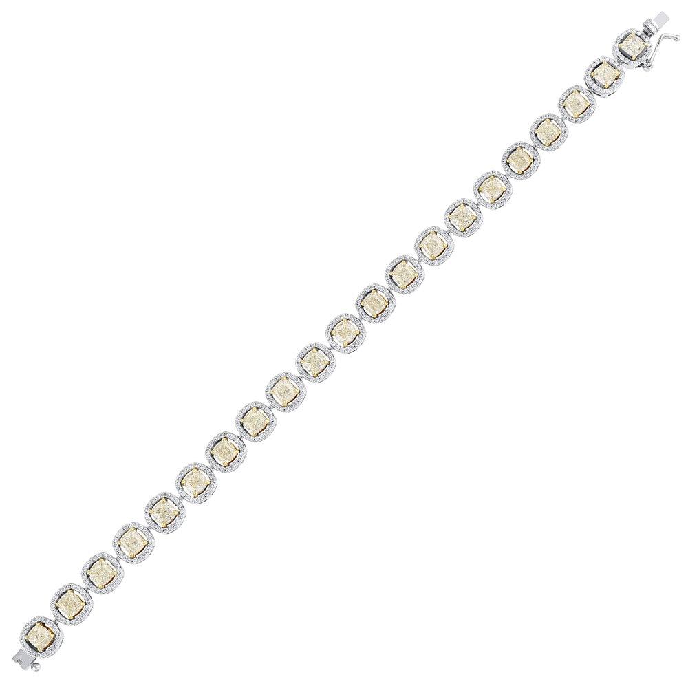 13.19 Karat Regal Fancy Diamante Bracciale