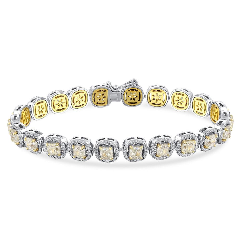 13.19 Karat Regal Fancy Diamante Bracciale