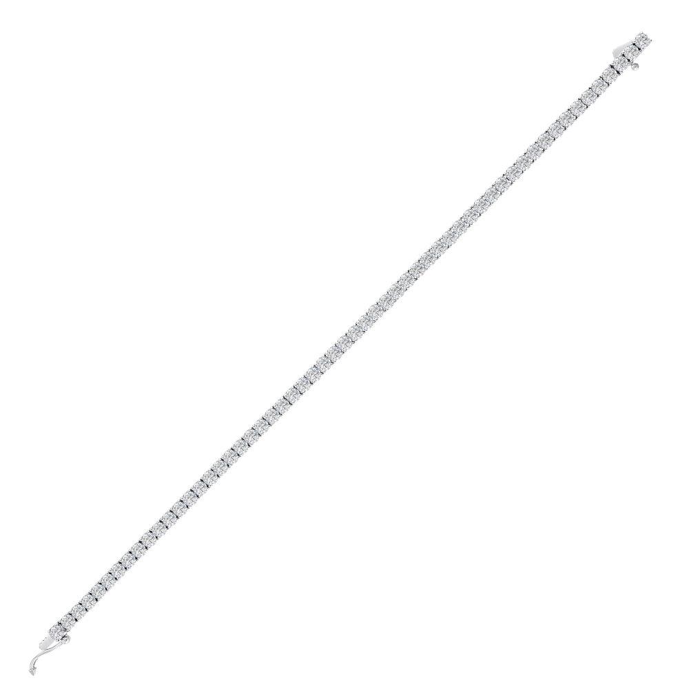 7.01 Karat Diamante Su Yolu Bracciale