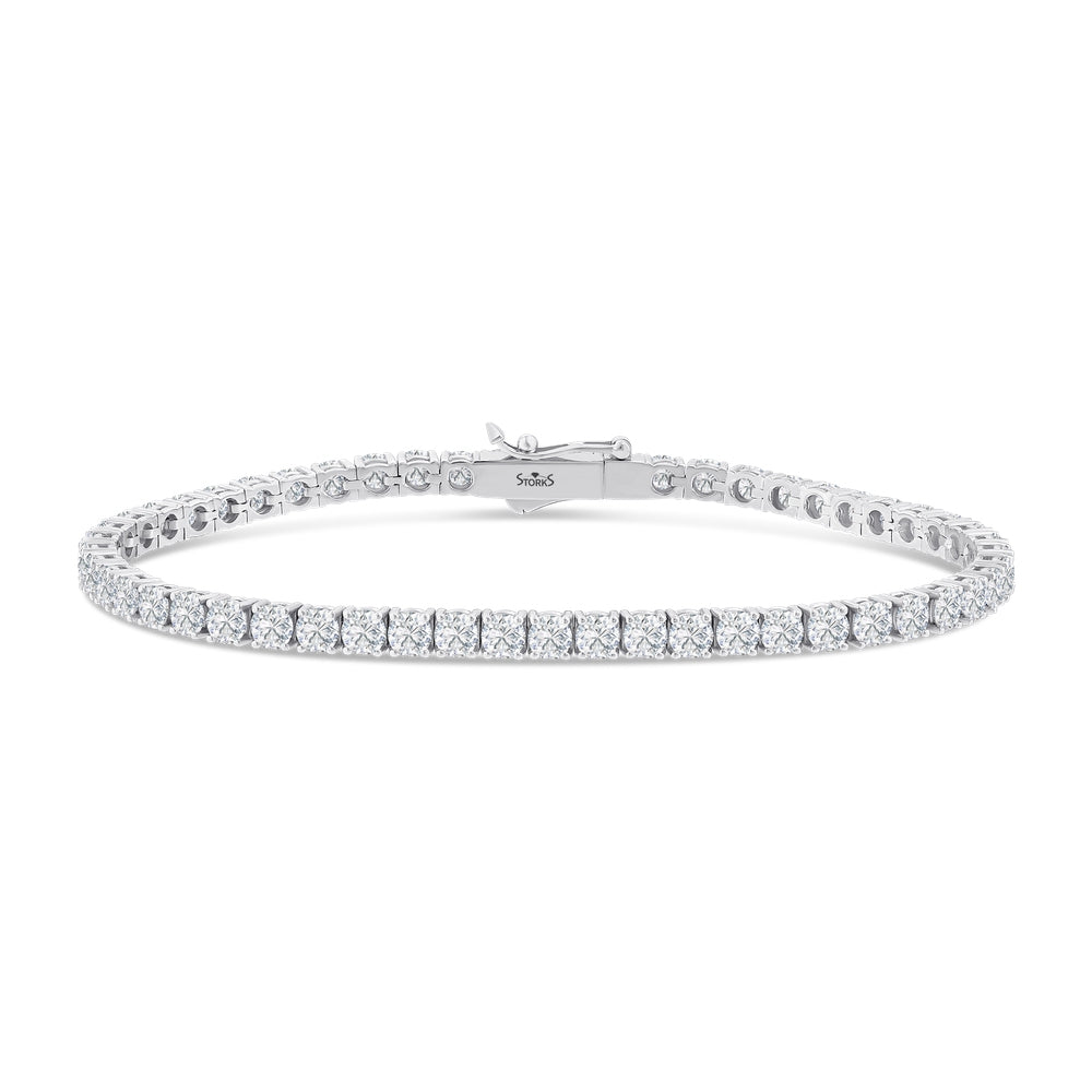 7.14 Karat Diamante Su Yolu Bracciale