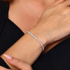 5.28 Karat Diamante Su Yolu Bracciale