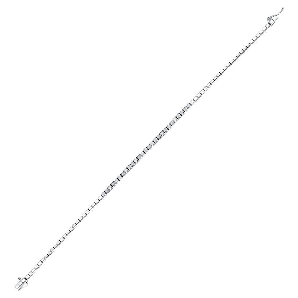 0.30 Karat Diamante Su Yolu Bracciale