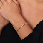 0.50 Karat Diamante Su Yolu Bracciale