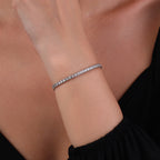 2.06 Karat Diamante Su Yolu Bracciale