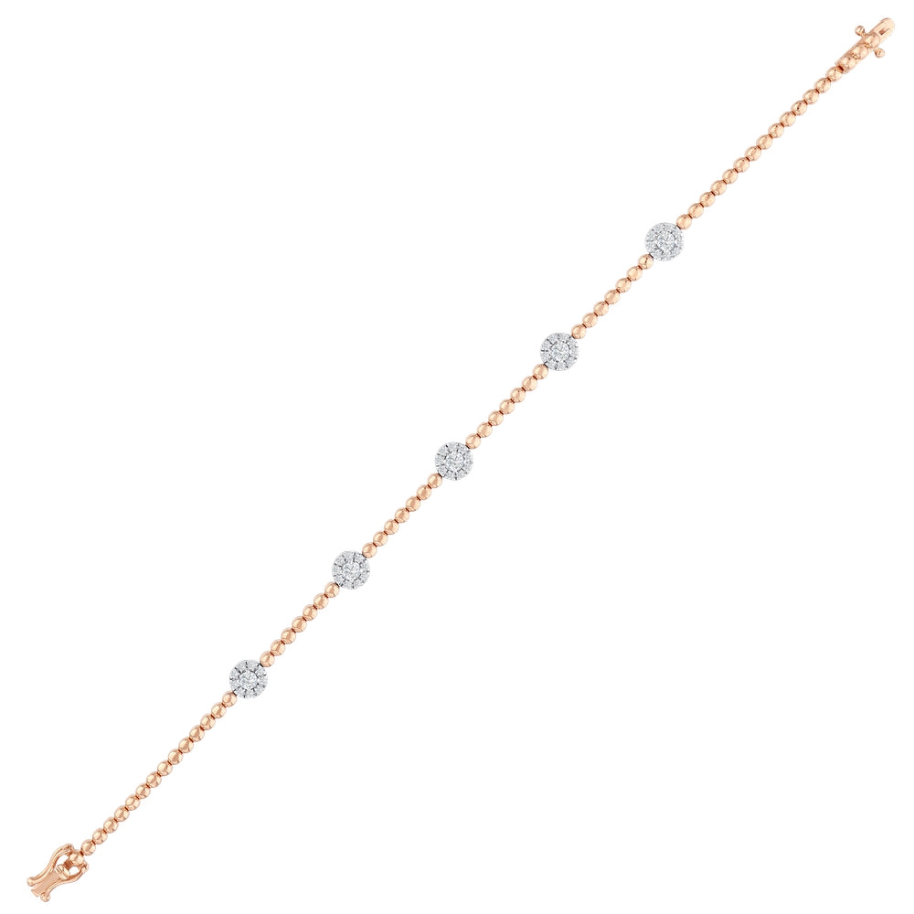 0.72 Karat Diamante Bracciale