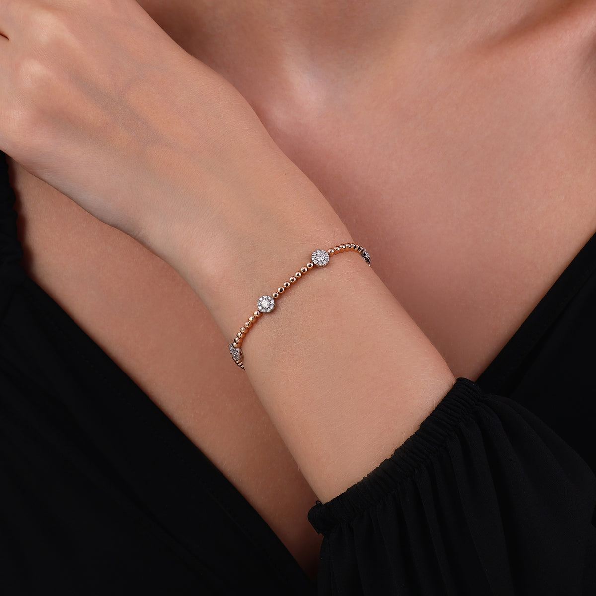 0.72 Karat Diamante Bracciale