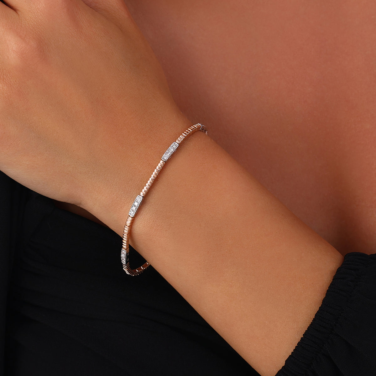 0.40 Karat Diamante Bracciale