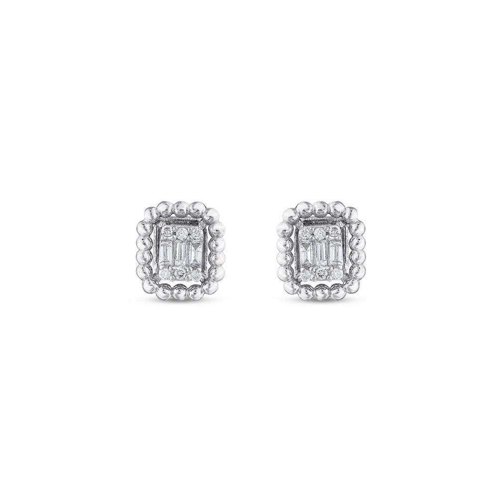 0.10 Karat Aubrey Baget Diamante Orecchini