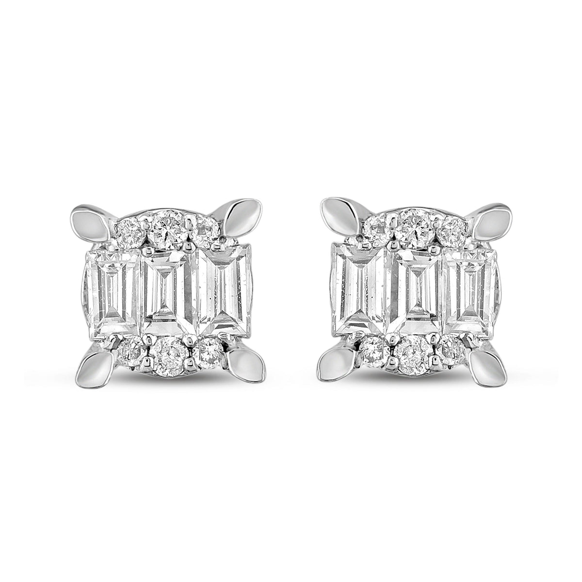 0.18 Karat Ashley Baget Diamante Orecchini