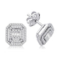 0.44 Karat Laranj Baget Diamante Orecchini