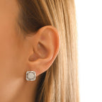 0.76 Karat Delilah Baget Diamante Orecchini