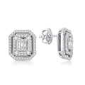 1.01 Karat June Baget Diamante Orecchini