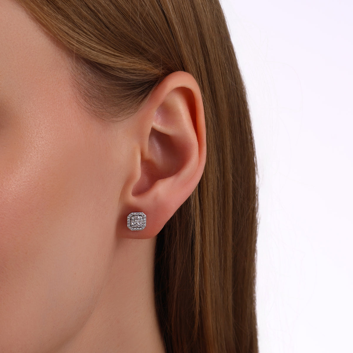0.50 Karat Diamante Orecchini