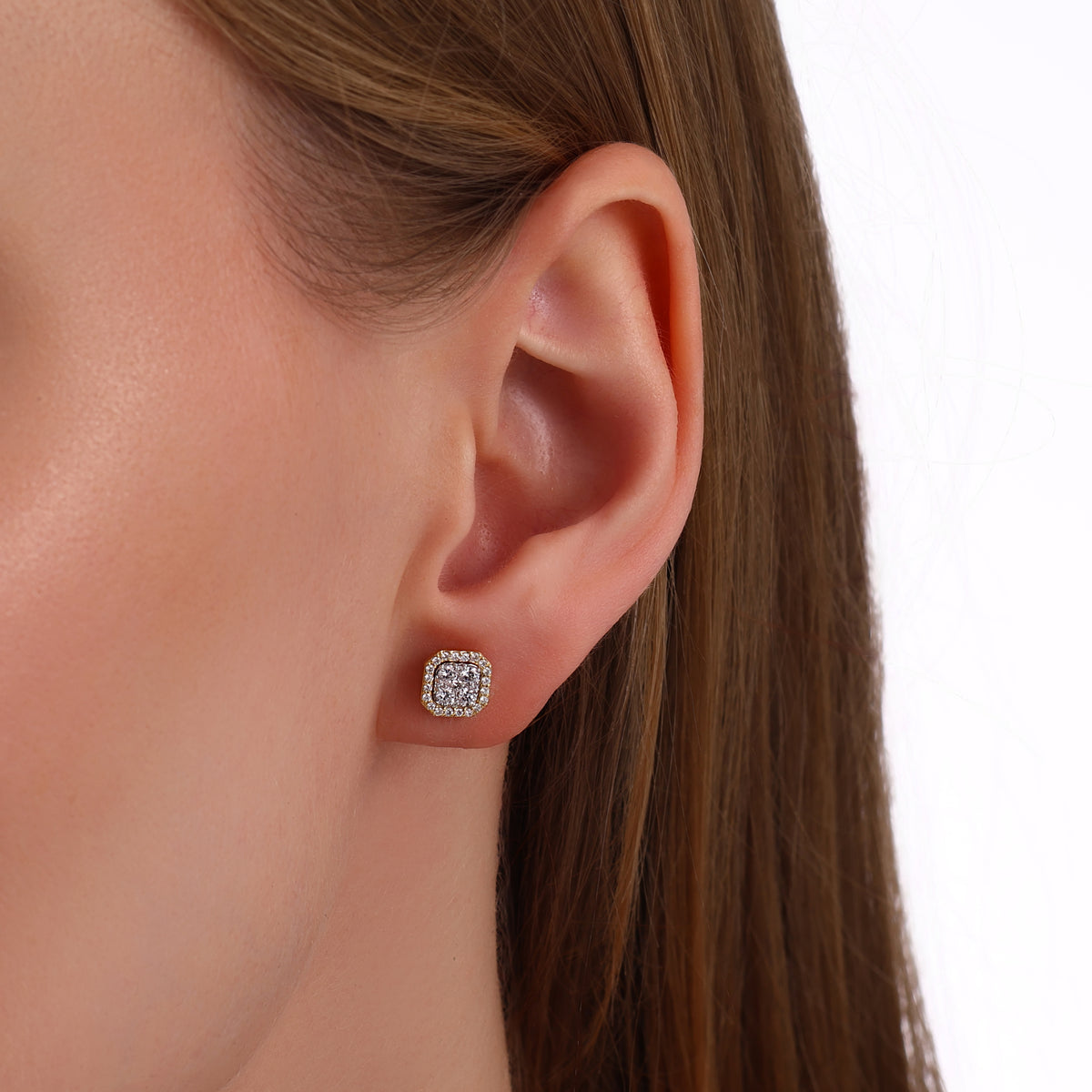 0.50 Karat Diamante Orecchini